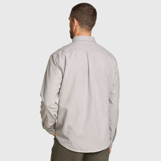 34-159-CAMISA MANGA LARGA 1 POCKET EFF- SOLID-EDDIE BAUER