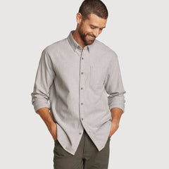 34-159-CAMISA MANGA LARGA 1 POCKET EFF- SOLID-EDDIE BAUER