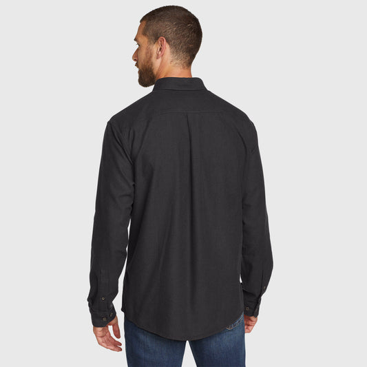 34-159-CAMISA MANGA LARGA 1 POCKET EFF- SOLID-EDDIE BAUER