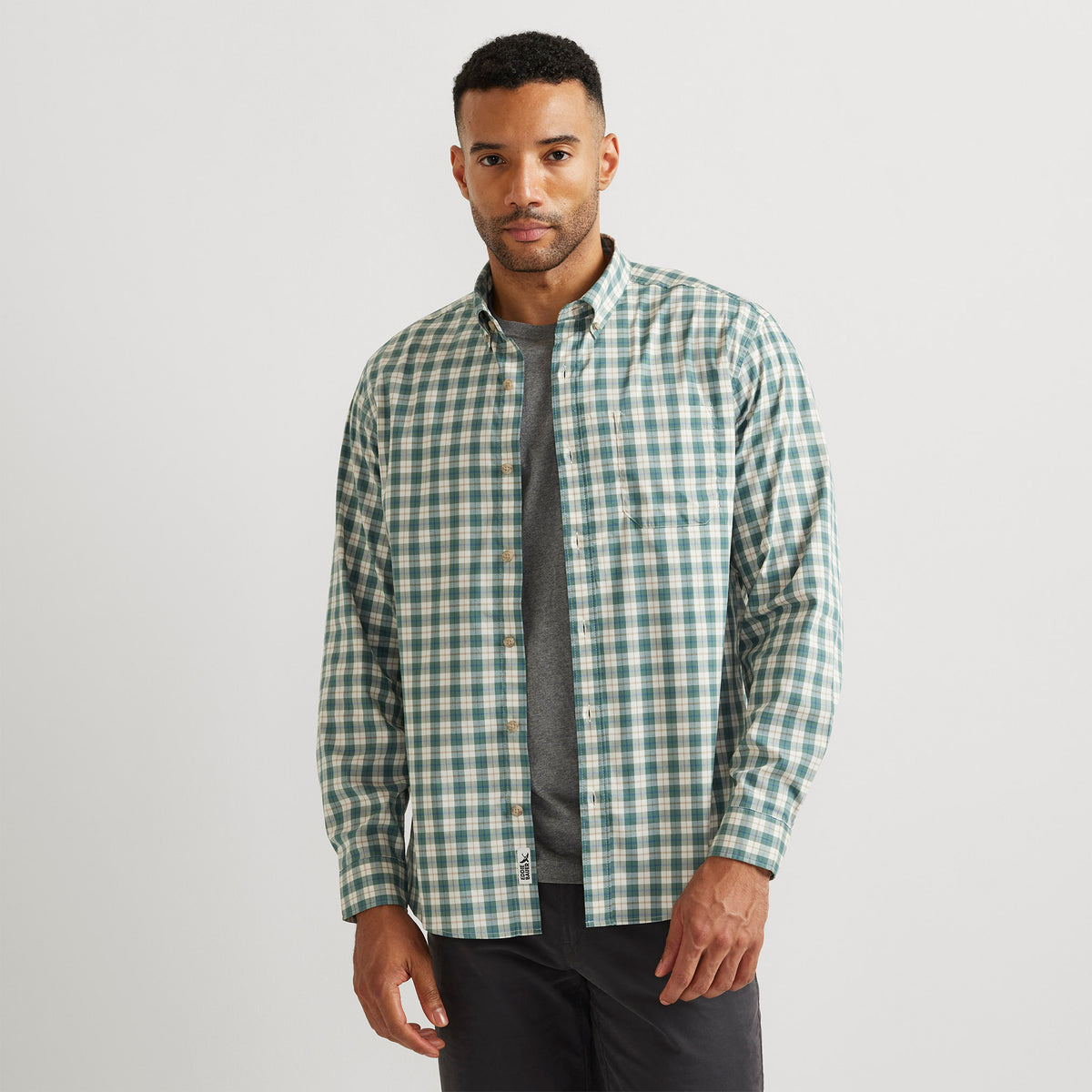 34-611-CAMISA MANGA LARGA VOYAGER-EDDIE BAUER