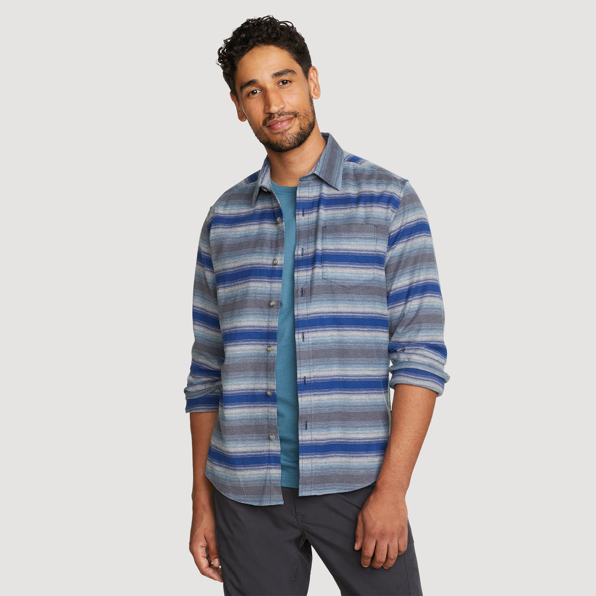 34-0917-FIELD FLANNEL FLEX SHIRT 2.0 (LIGHT)-EDDIE BAUER