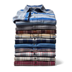 34-0917-FIELD FLANNEL FLEX SHIRT 2.0 (LIGHT)-EDDIE BAUER
