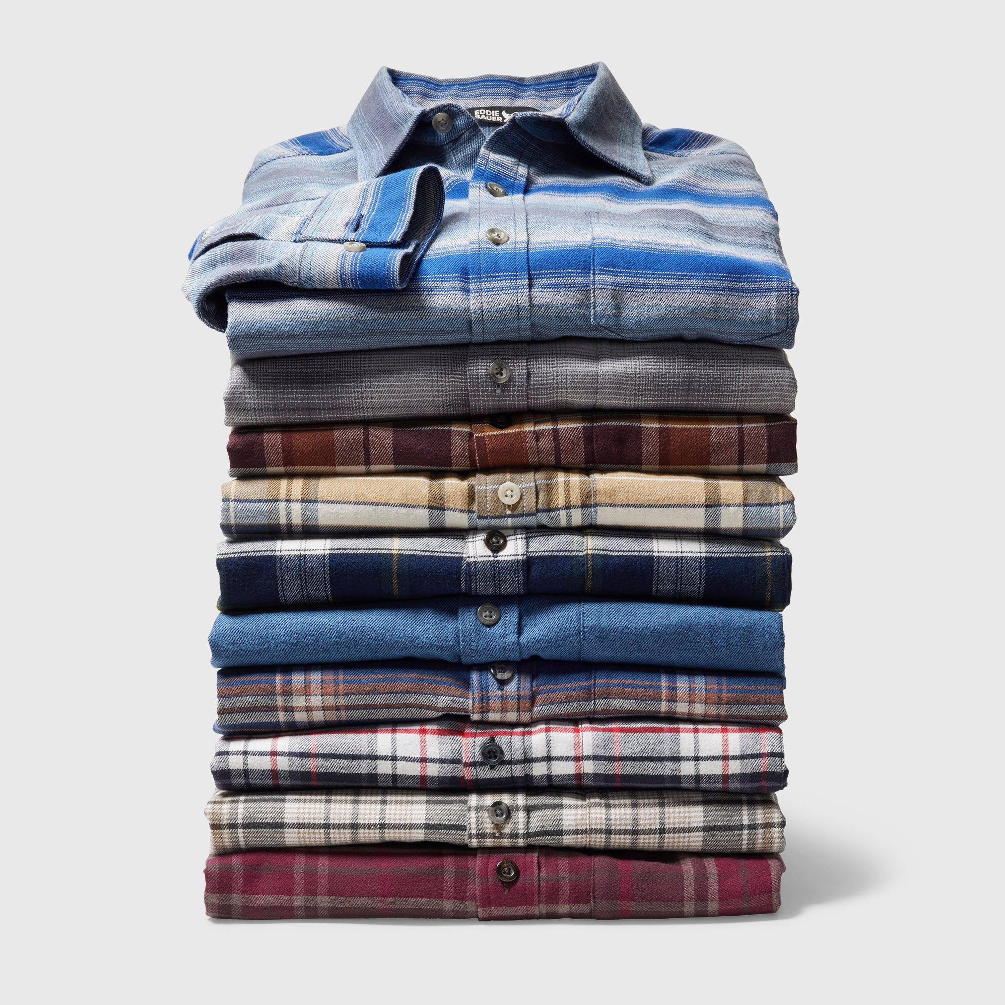 34-0917-FIELD FLANNEL FLEX SHIRT 2.0 (LIGHT)-EDDIE BAUER