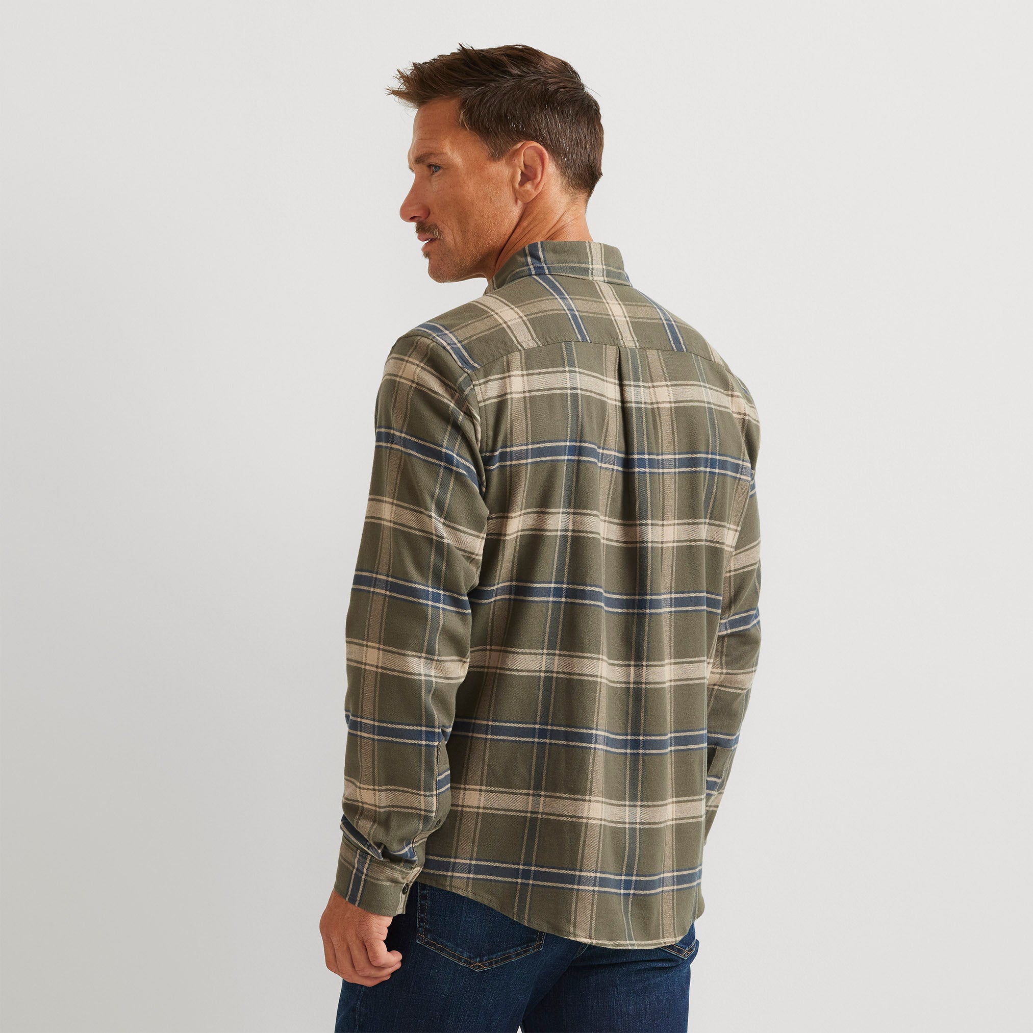 34-0917-FIELD FLANNEL FLEX SHIRT 2.0 (LIGHT)-EDDIE BAUER