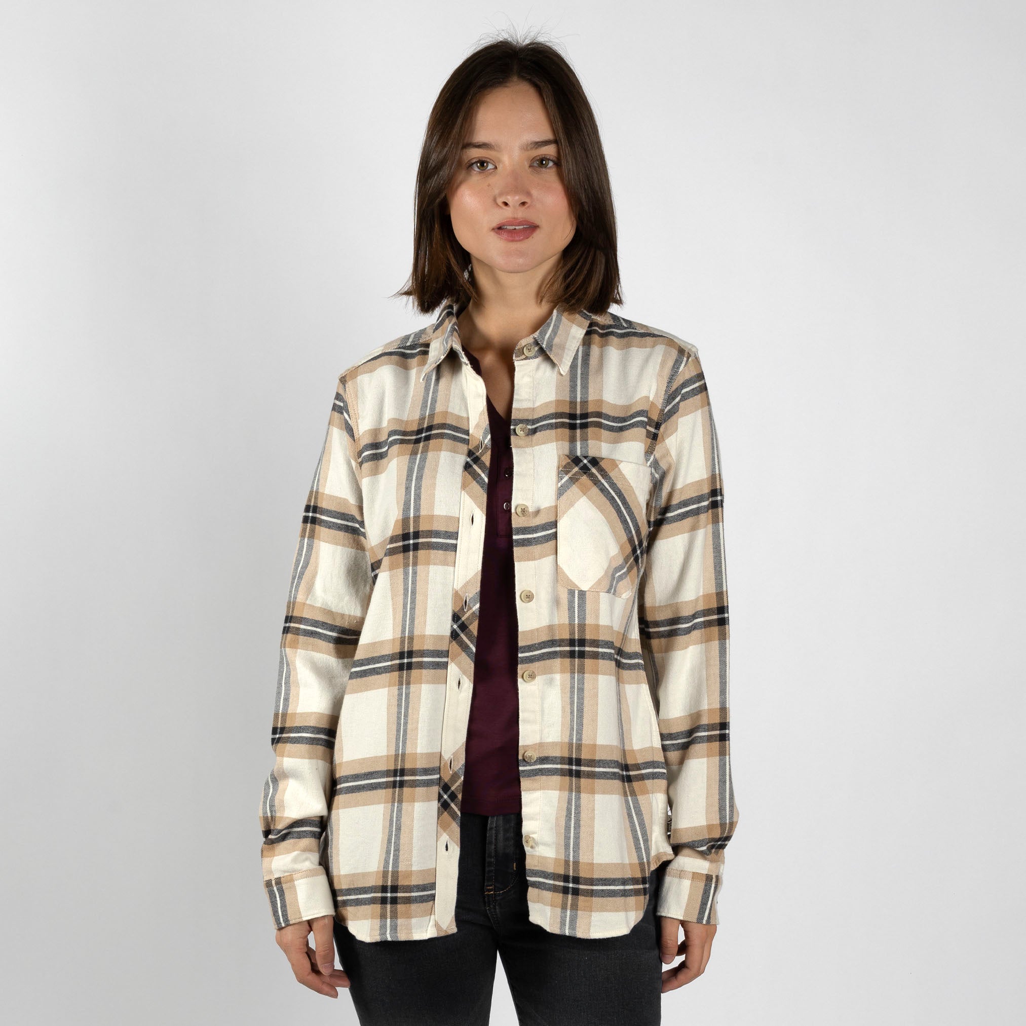 08-1348-CAMISA FIELD FLEX FLANNEL-EDDIE BAUER