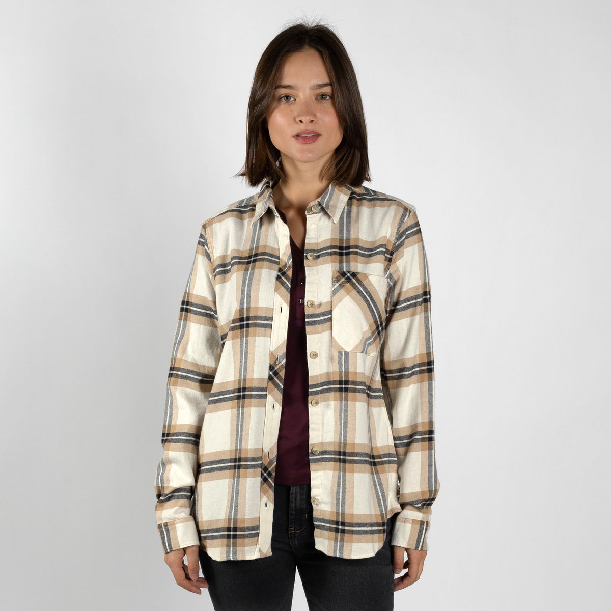 08-1348-CAMISA FIELD FLEX FLANNEL-EDDIE BAUER
