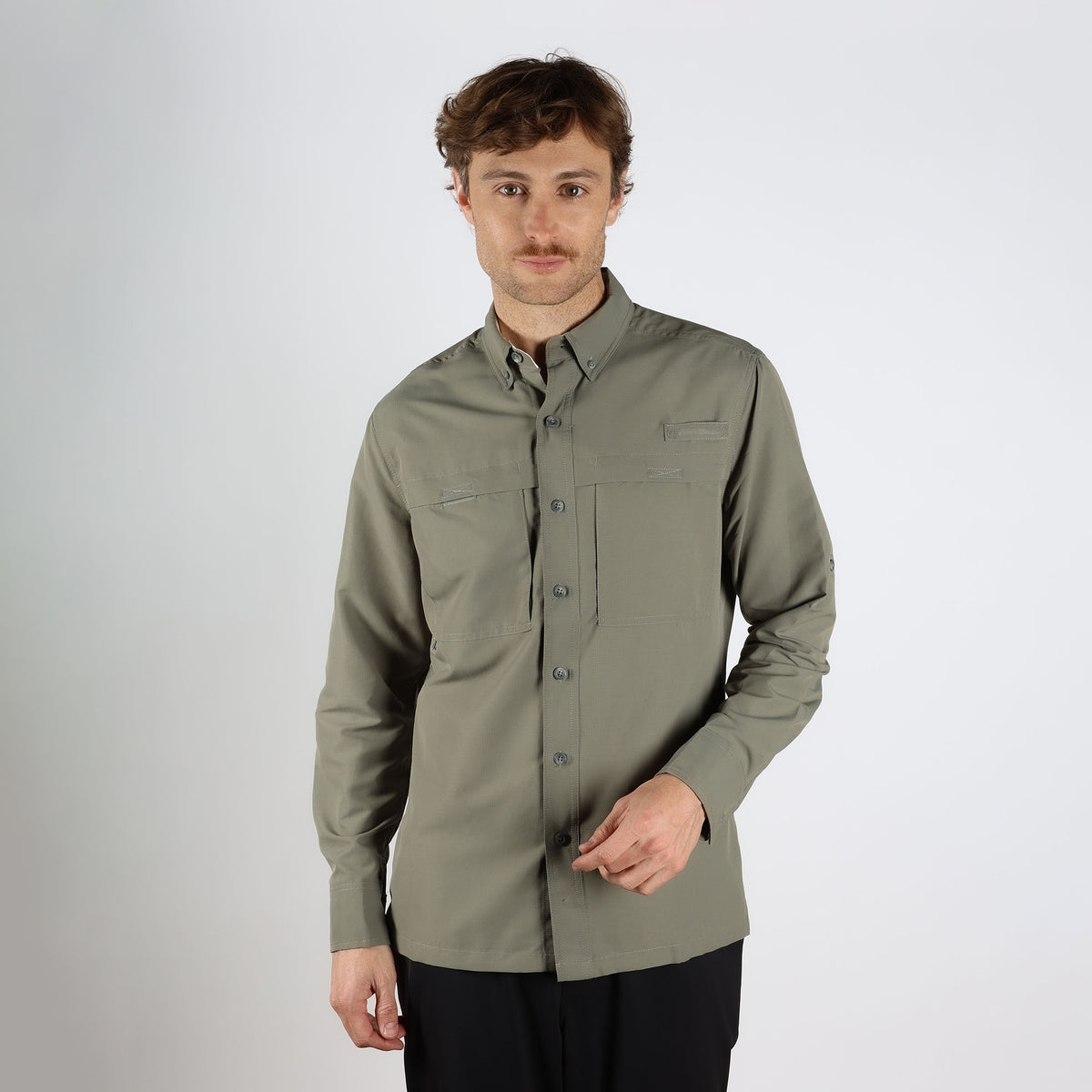 EB25-1686-CAMISA MANGA LARGA RAINIER RIPSTOP-EDDIE BAUER
