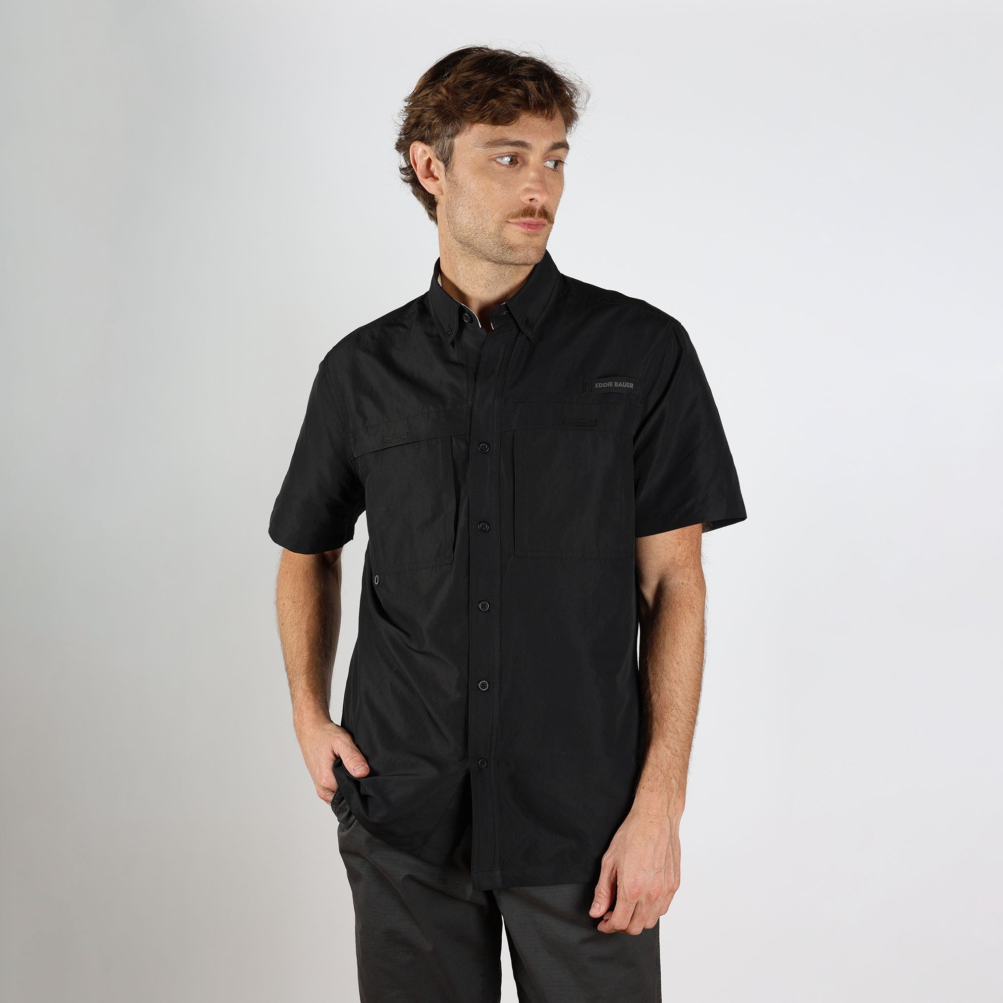 29-1685-CAMISA MANGA CORTA RAINIER RIPSTOP-EDDIE BAUER