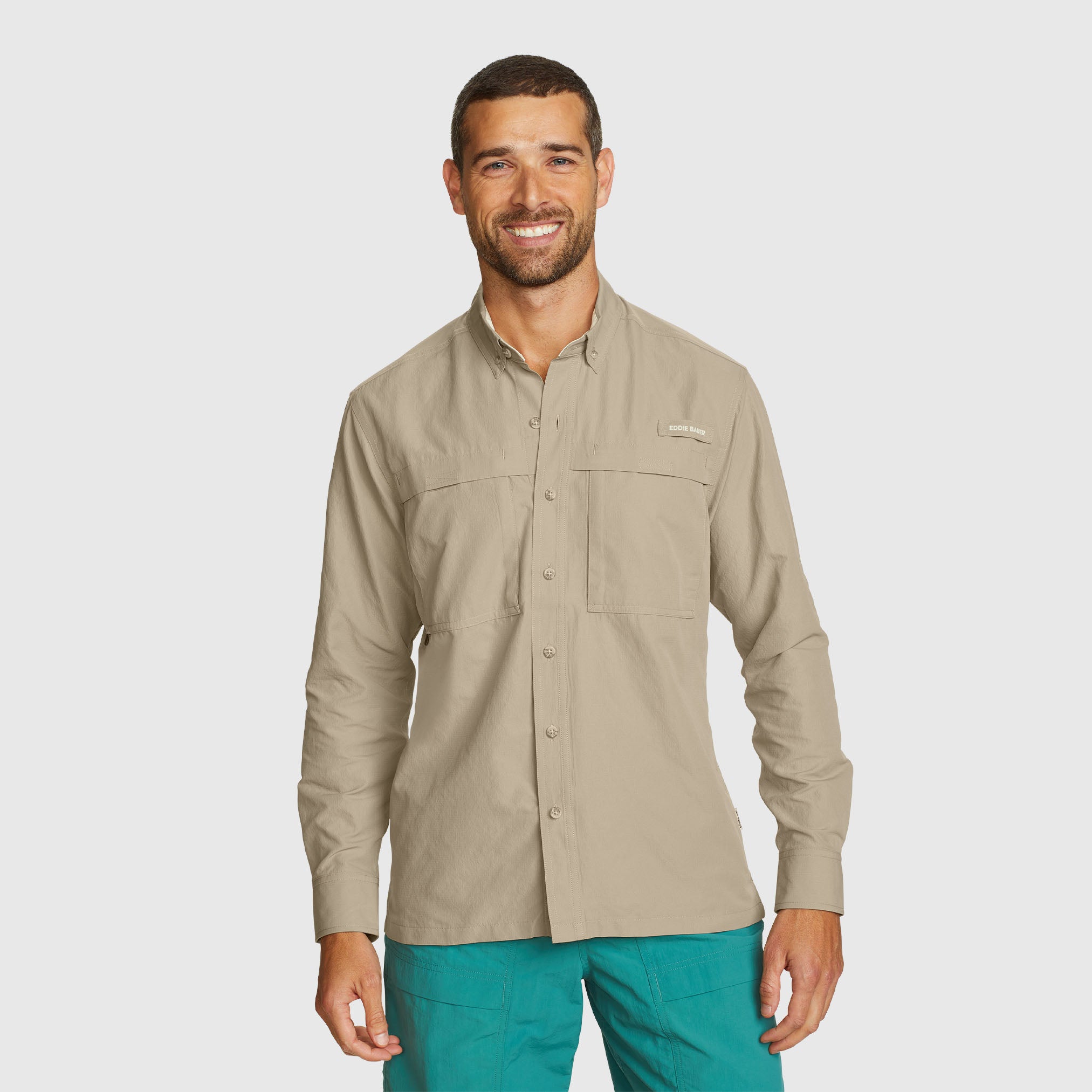 29-1686-CAMISA MANGA LARGA RAINIER RIPSTOP-EDDIE BAUER