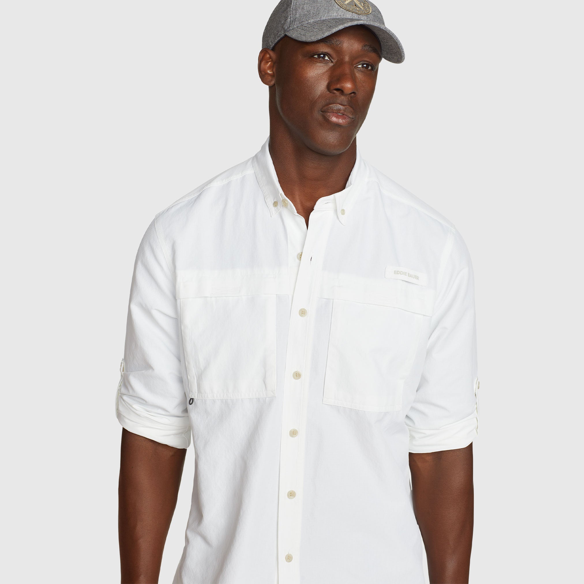 29-1686-CAMISA MANGA LARGA RAINIER RIPSTOP-EDDIE BAUER
