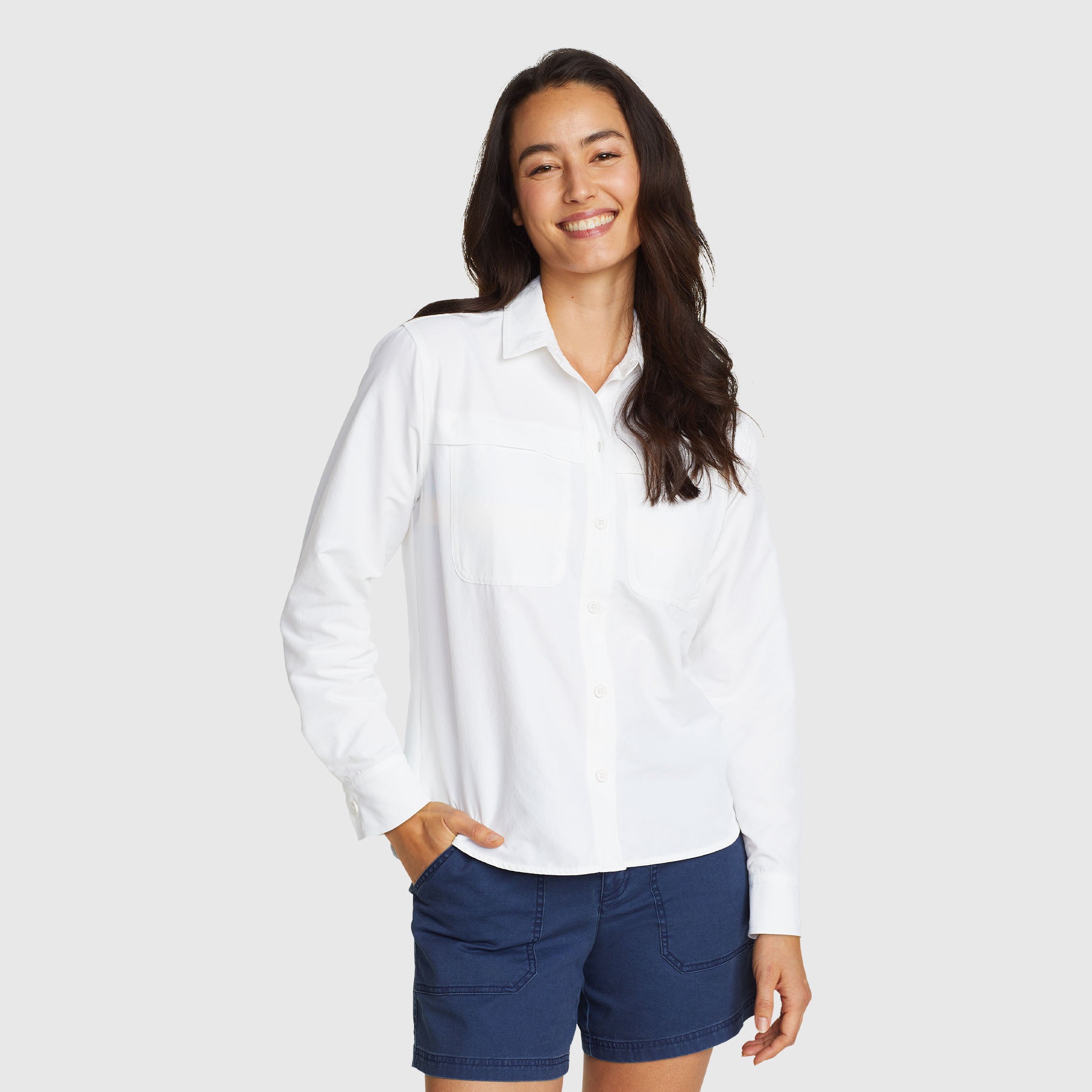 31-6063-CAMISA RAINIER RIPSTOP-EDDIE BAUER